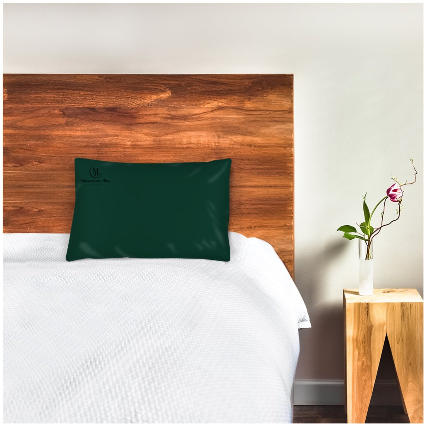 Maison Luna Glow -The Royal Mulberry Silk Pillowcase - Emerald Green