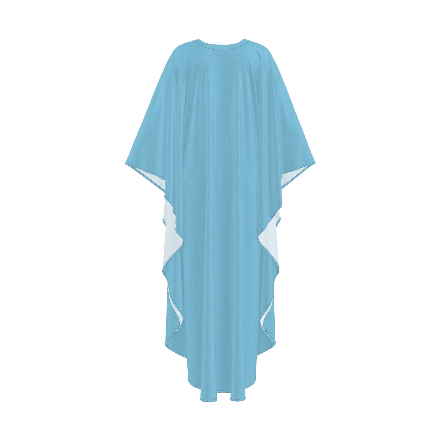 Maxi Kaftan-Elegant Silk Georgette- Sky Blue