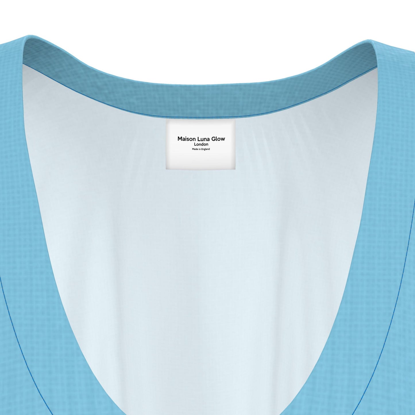 Maxi Kaftan-Elegant Silk Georgette- Sky Blue