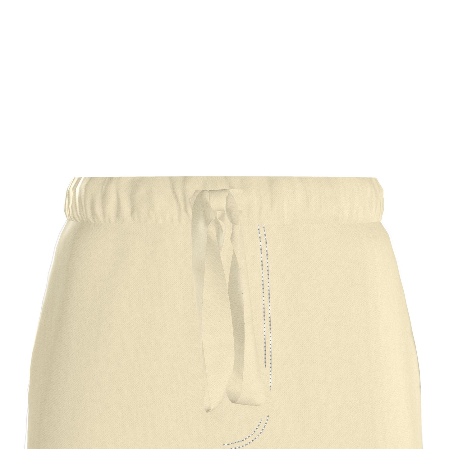 Womens Luxury Ivory Pyjama Trousers