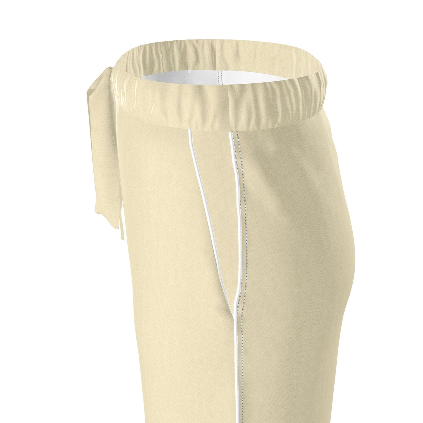Womens Luxury Ivory Pyjama Trousers