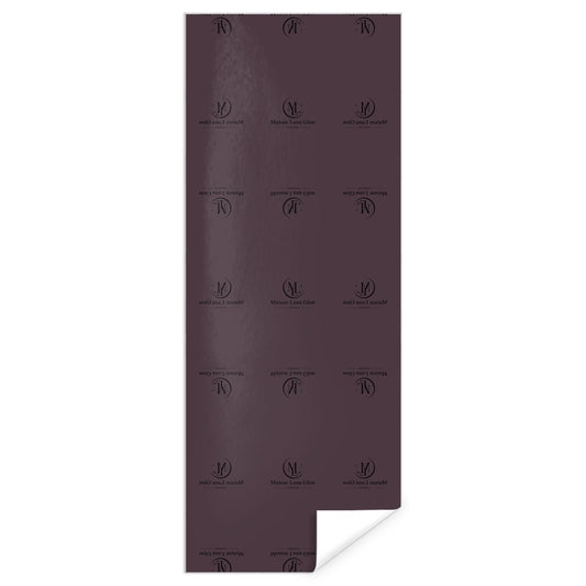 Maison Luna Glow - Modern Custom Burgundy Luxury Wrapping Paper