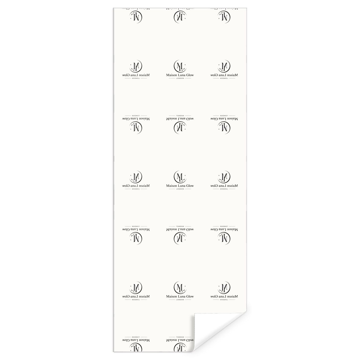 Maison Luna Glow - Modern Custom Royal Ivory Luxury Wrapping Paper