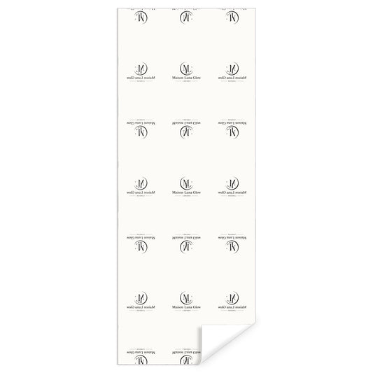Maison Luna Glow - Modern Custom Royal Ivory Luxury Wrapping Paper