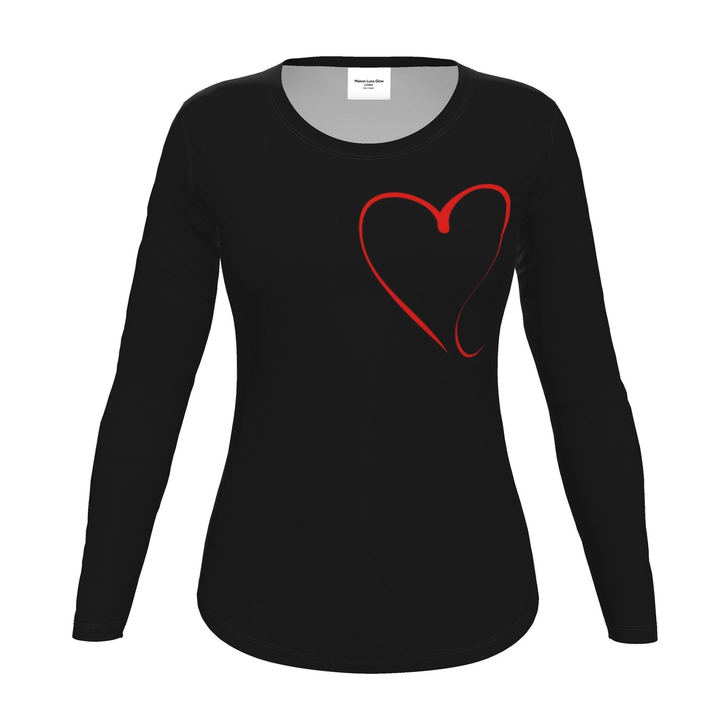 Maison Luna Glow - Heartbeat Casual Women's - Long Sleeve T-Shirt