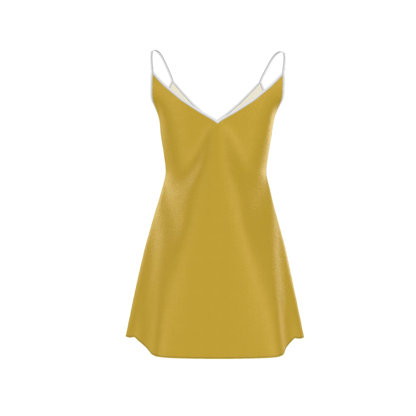 Maison Luna Glow - Mini Slip Dress - Royal Gold