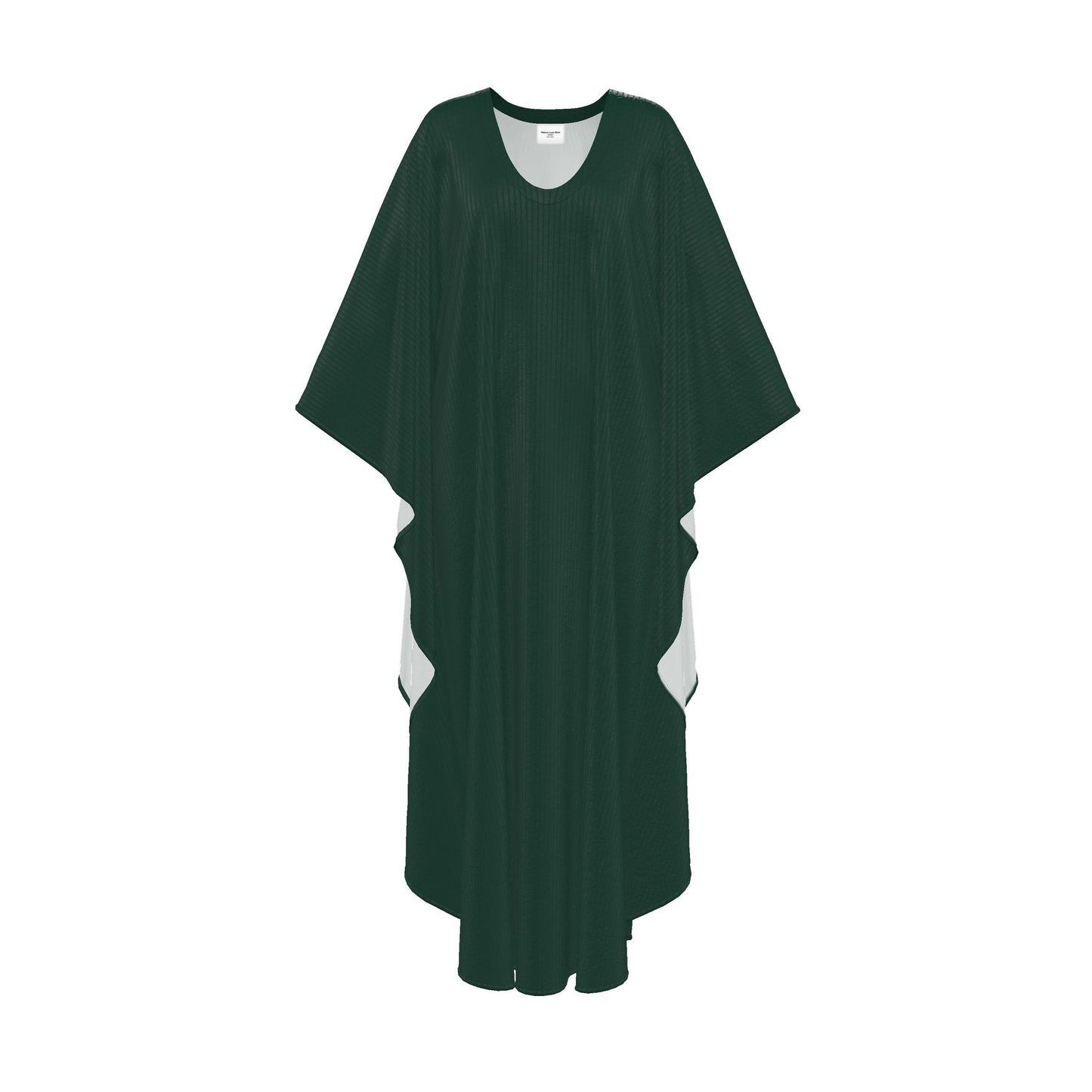 Maxi Kaftan-Elegant Silk Georgette- Emerald Green