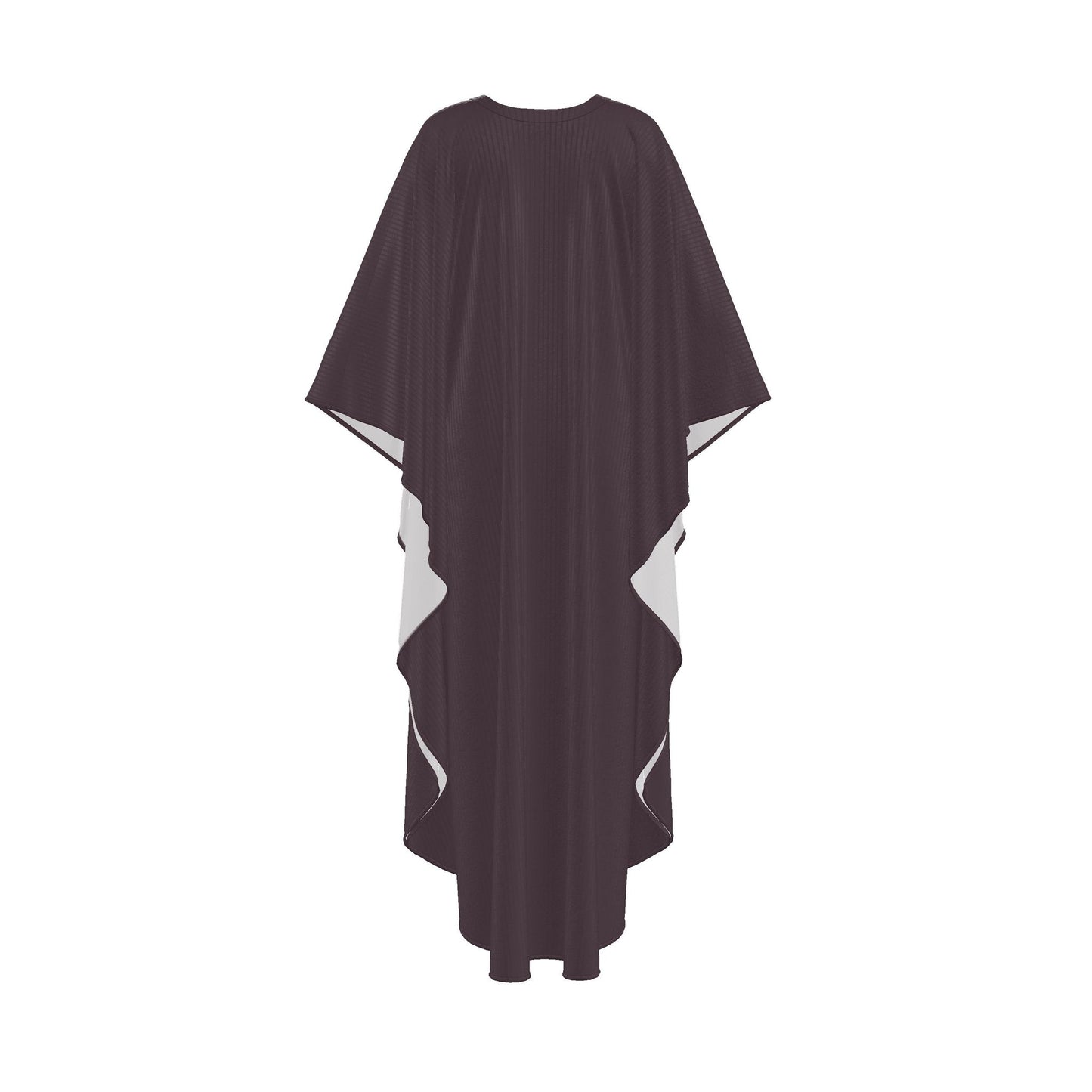 Maxi Kaftan-Elegant Silk Georgette- Burgundy