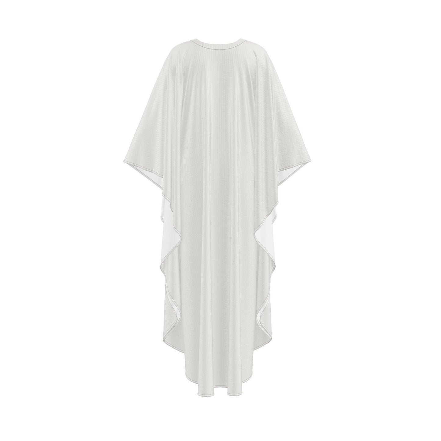 Maxi Kaftan-Elegant Silk Georgette- Royal Ivory