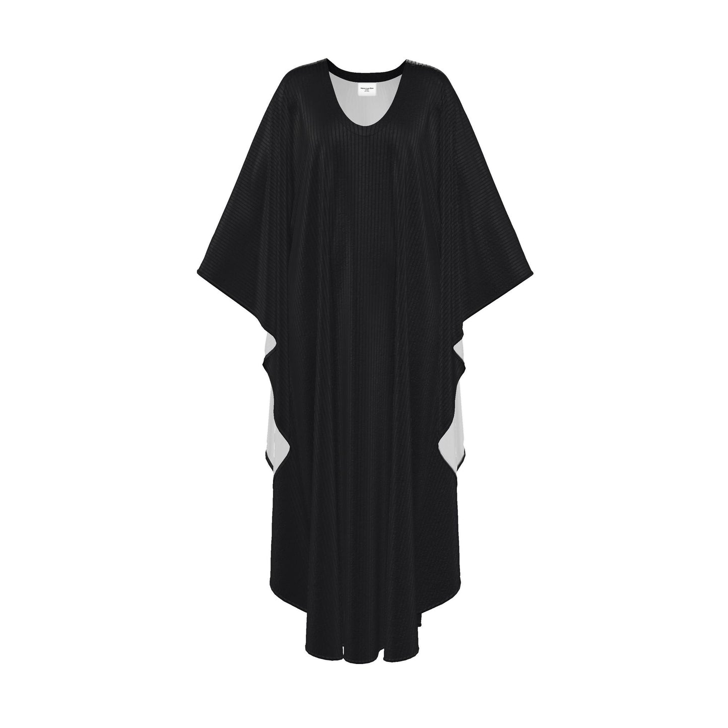 Maxi Kaftan-Elegant Silk Georgette- Royal Midnight