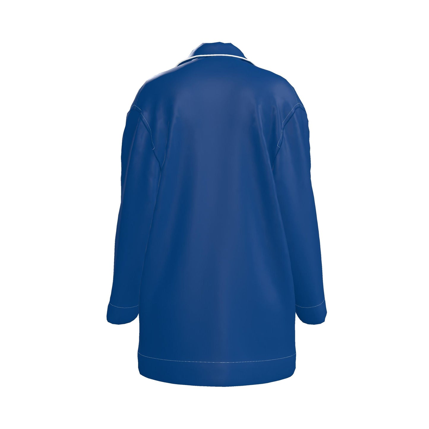 Womens Luxury Pyjama Shirt - Royal Blue