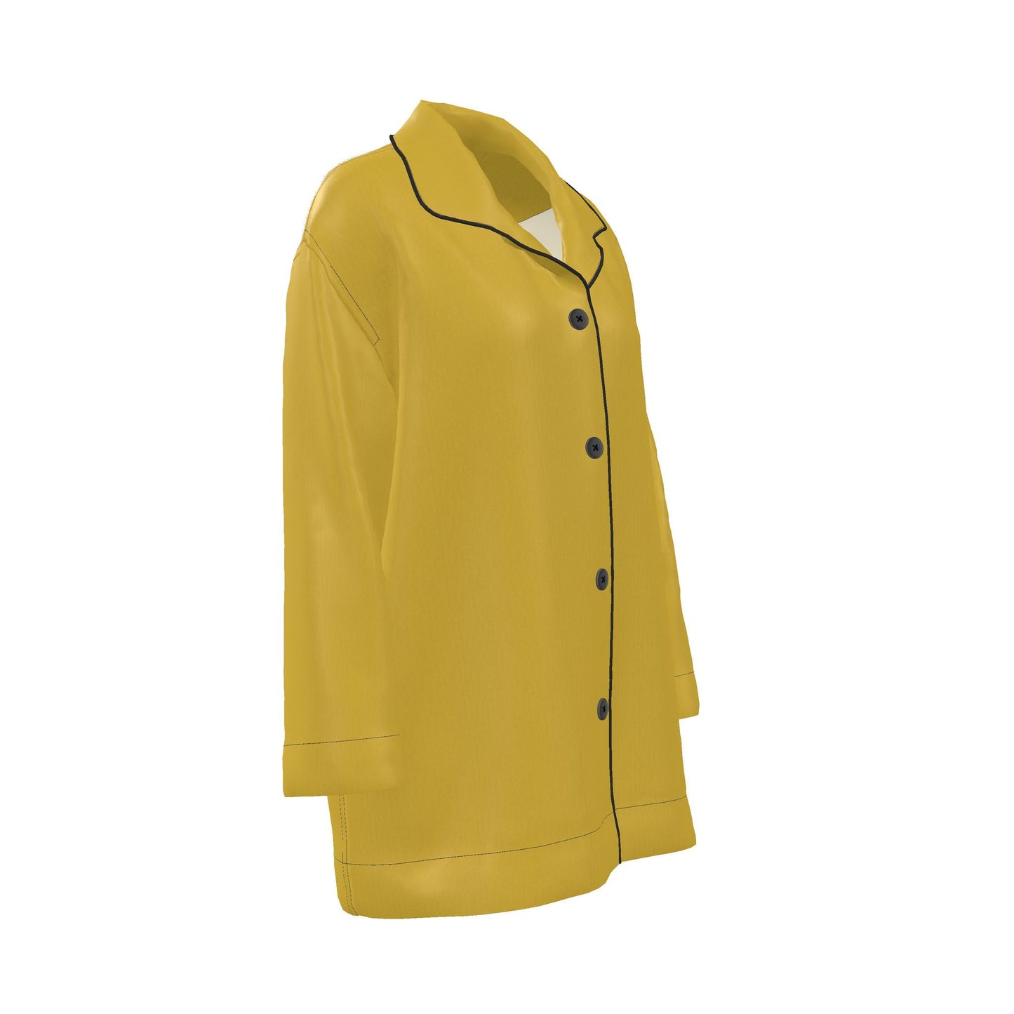 Womens Luxury Pyjama Shirt - Royal Gold