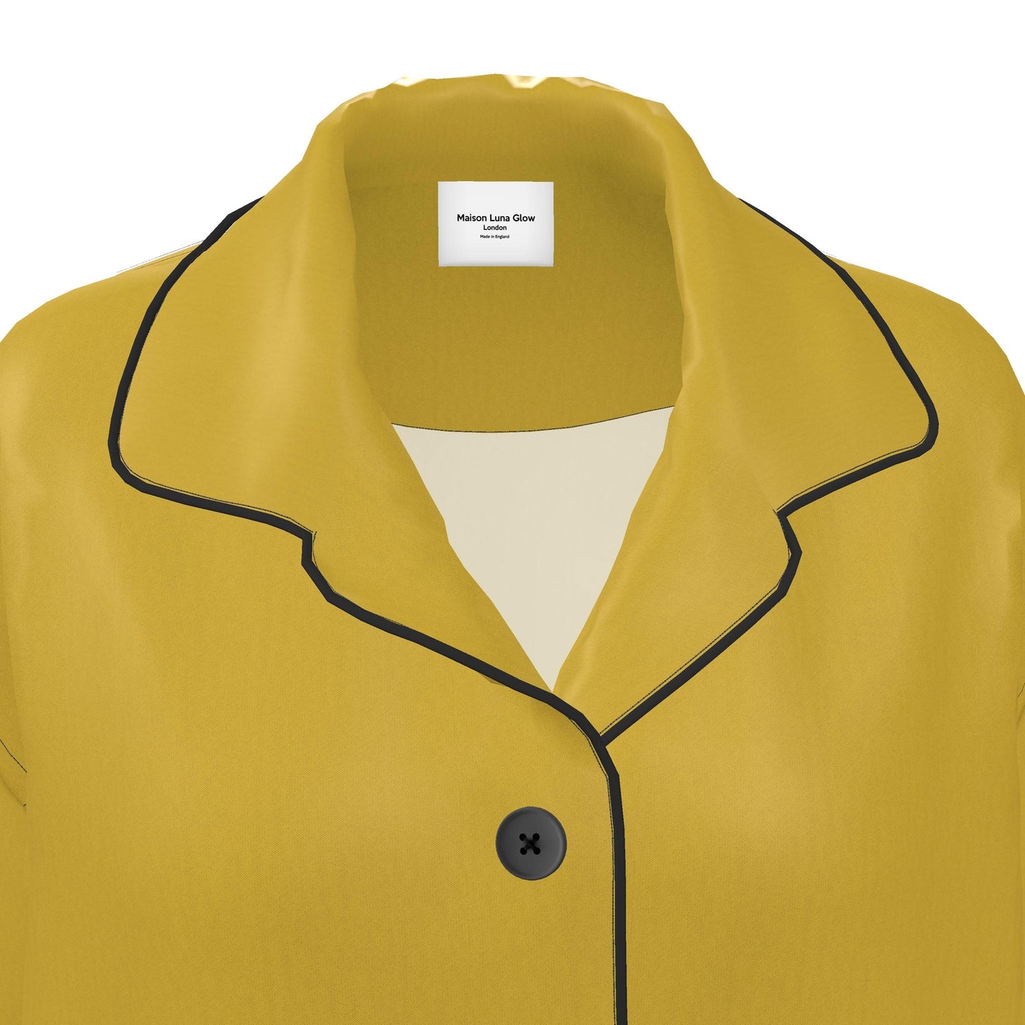 Womens Luxury Pyjama Shirt - Royal Gold