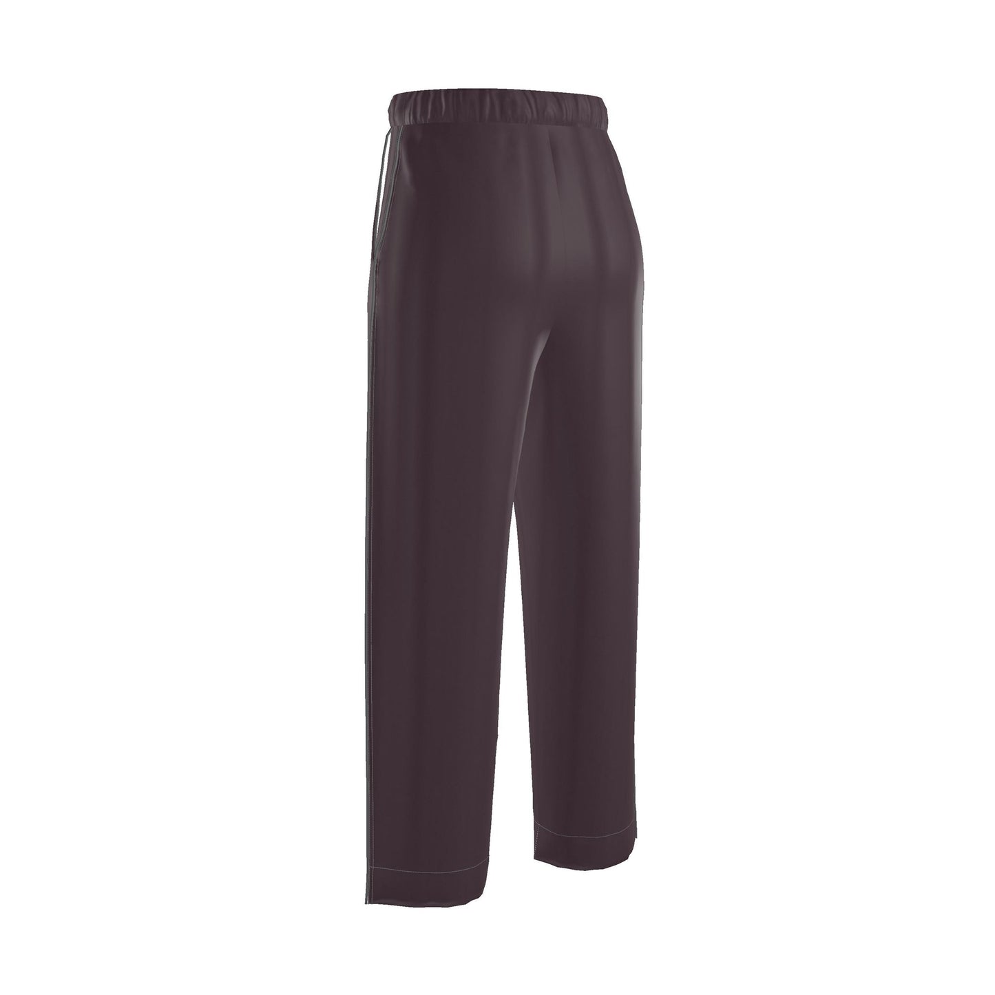 Womens Luxury Pyjama Trousers - Burgundy