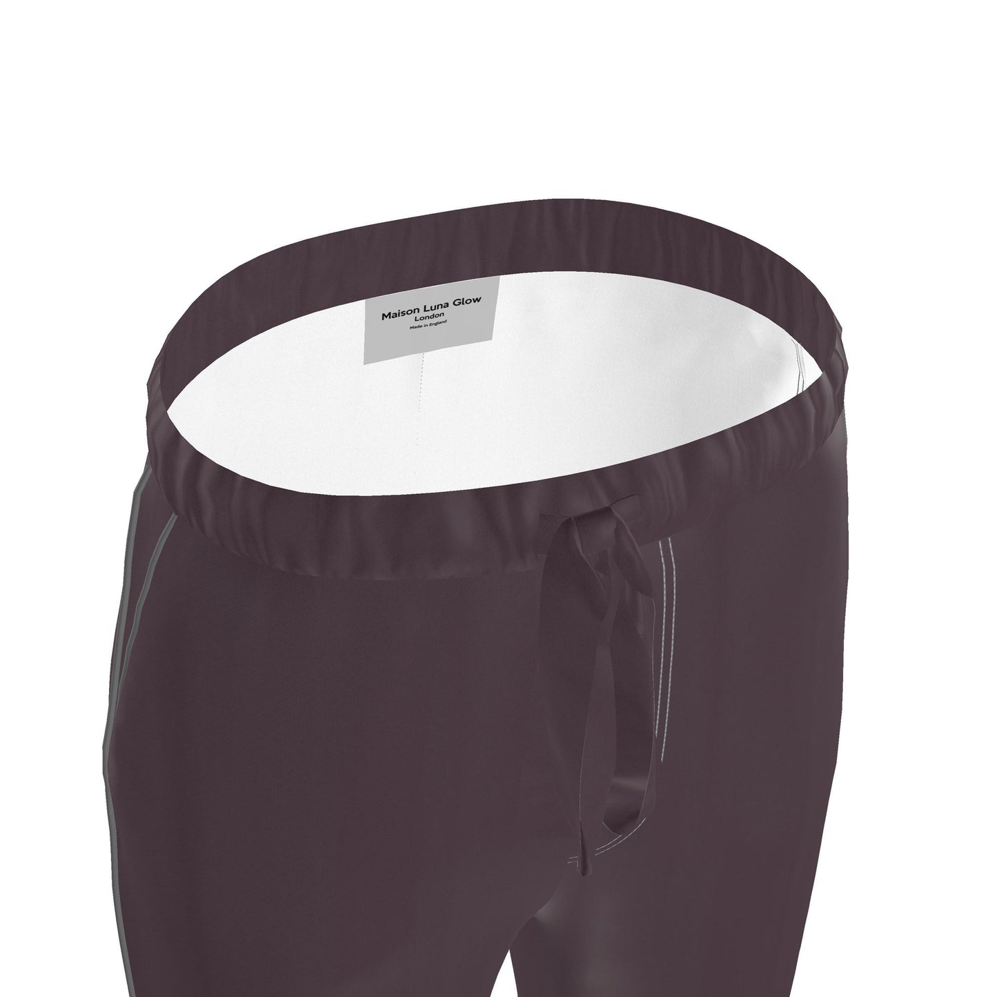 Womens Luxury Pyjama Trousers - Burgundy