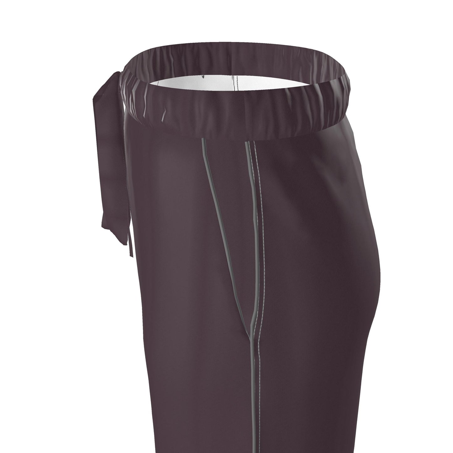 Womens Luxury Pyjama Trousers - Burgundy