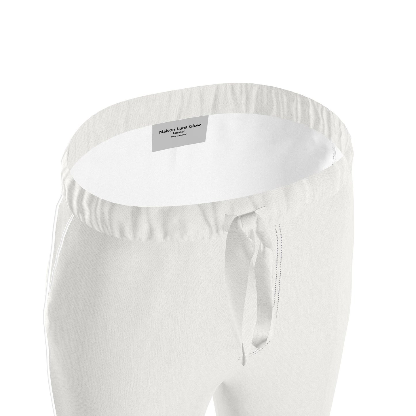 Womens Luxury Pyjama Trousers - Royal Ivory