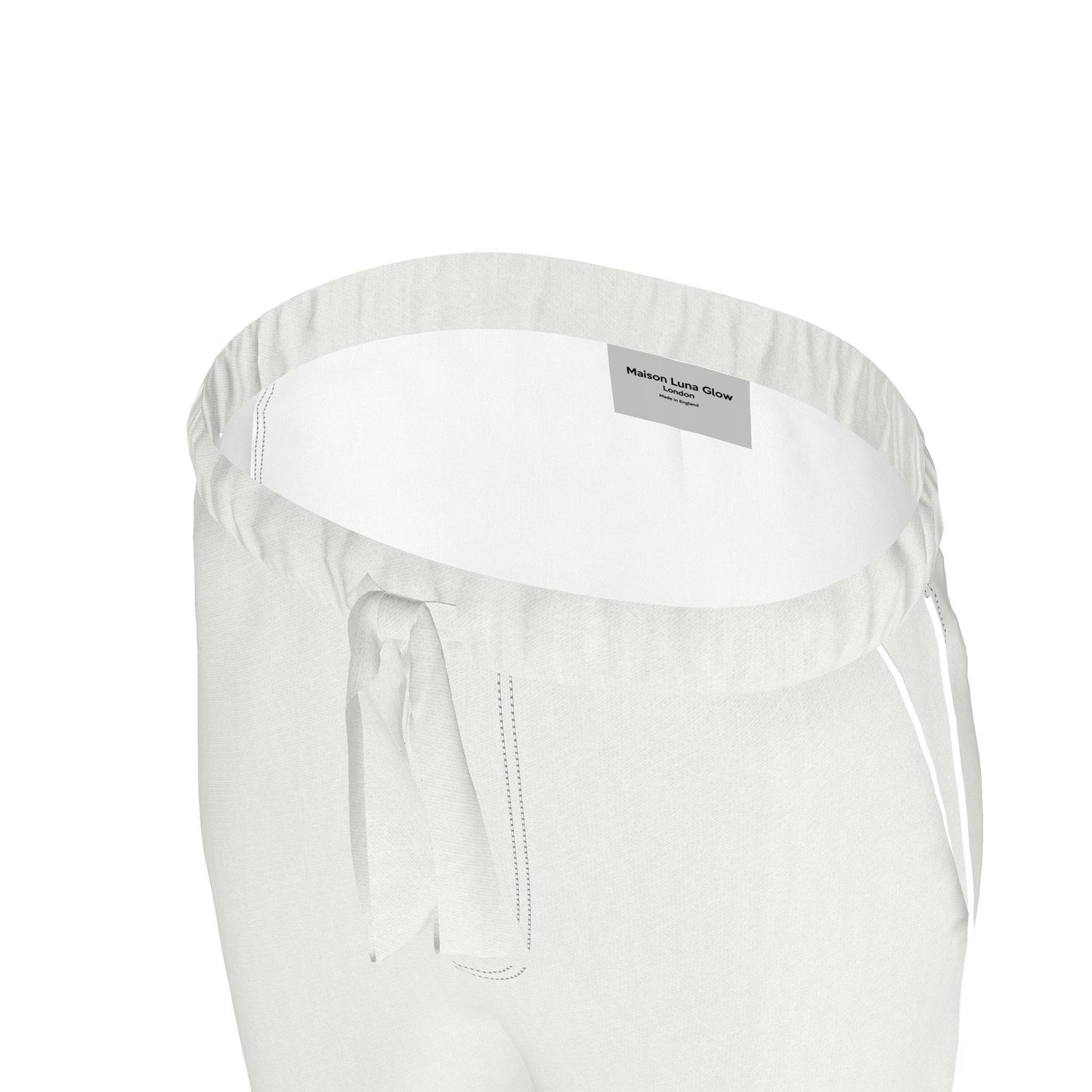 Womens Luxury Pyjama Trousers - Royal Ivory
