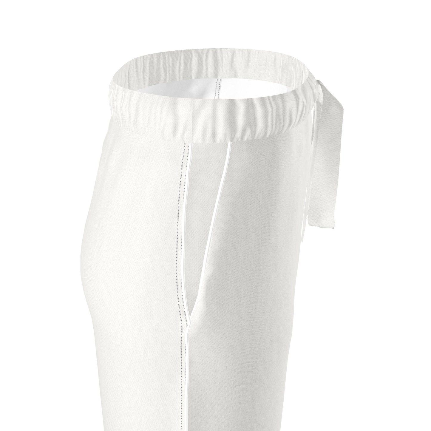 Womens Luxury Pyjama Trousers - Royal Ivory