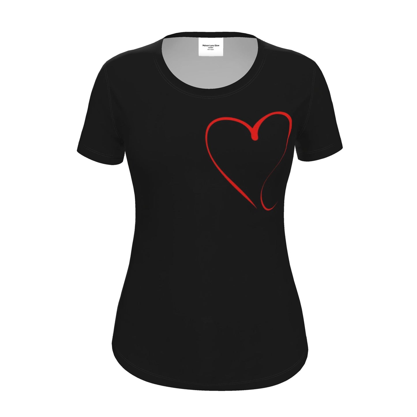 Maison Luna Glow - Heartbeat Casual Women's Short Sleeve T-Shirt