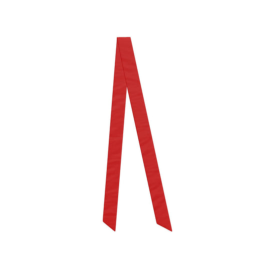 Maison Luna Glow - Luxury Skinny Scarf - Red