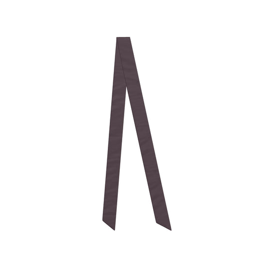Maison Luna Glow - Luxury Skinny Scarf - Burgundy