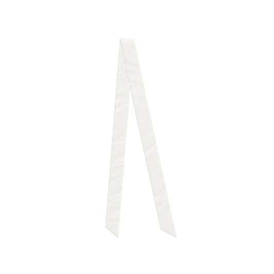 Maison Luna Glow - Luxury Skinny Scarf - Royal Ivory