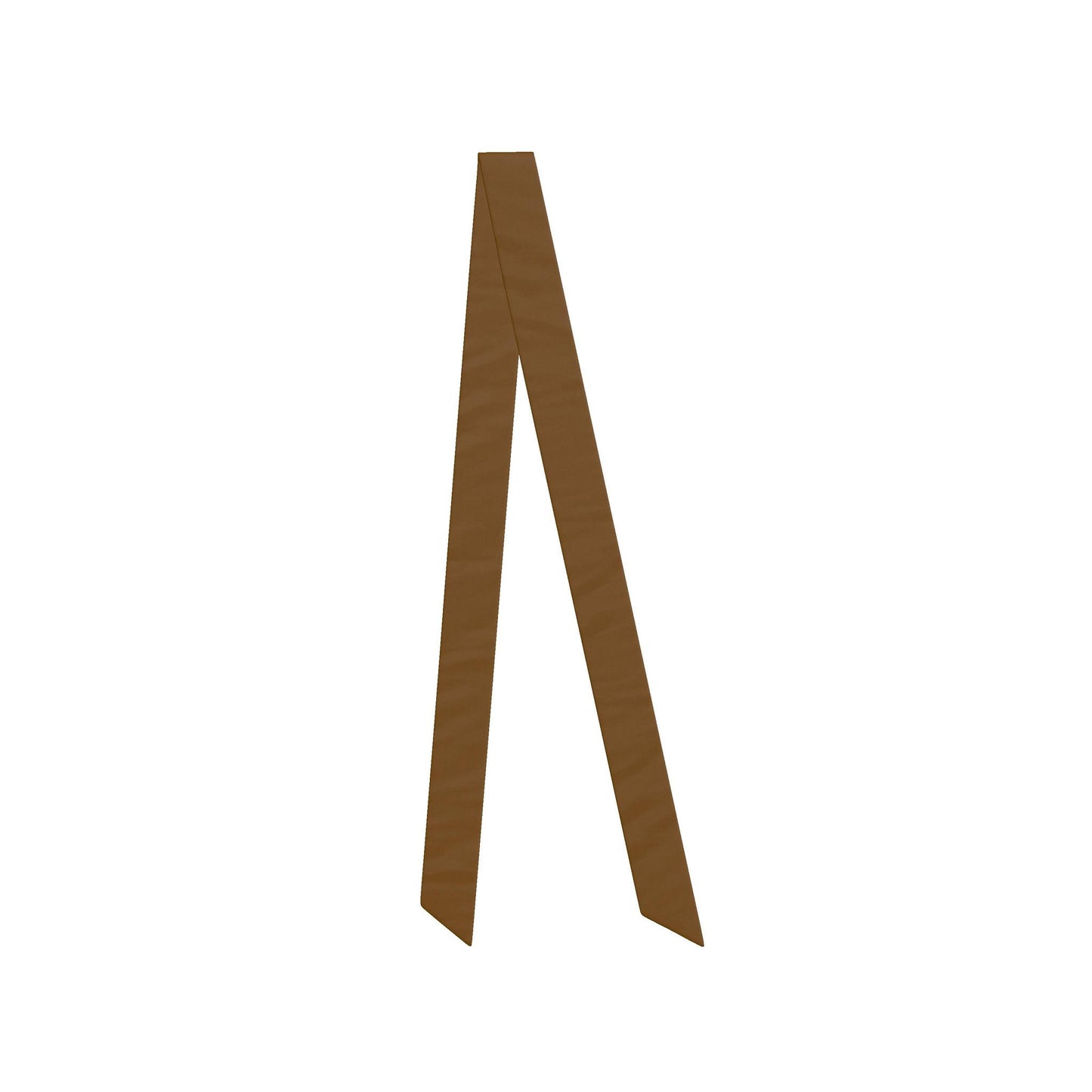 Maison Luna Glow - Luxury Skinny Scarf - Brown