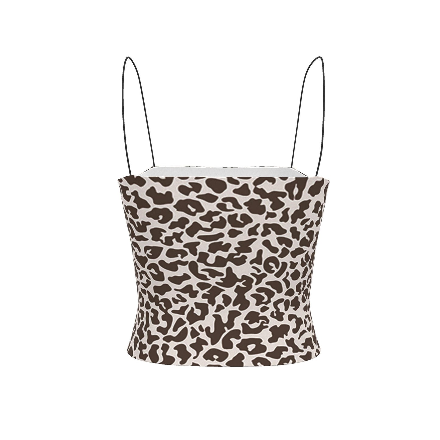 Maison Luna Glow - Chic Leopard Print - Ladies Strappy Top