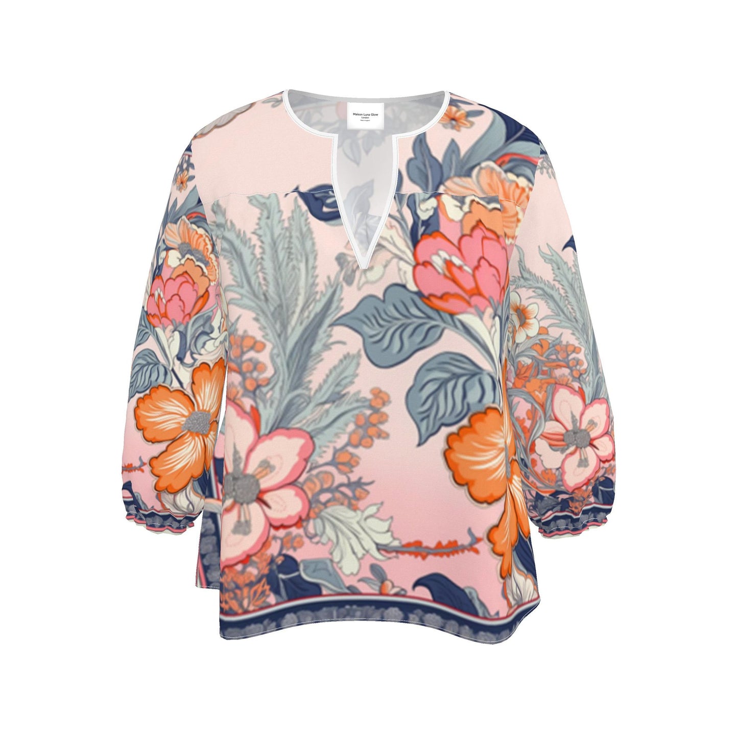Maison Luna Glow - Floral Designer - Womens Blouse